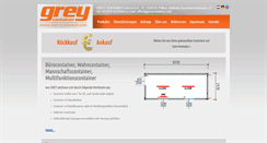 Desktop Screenshot of greycontainer.com